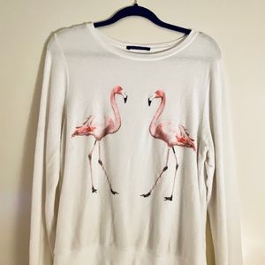 wildfox flamingo sweater
